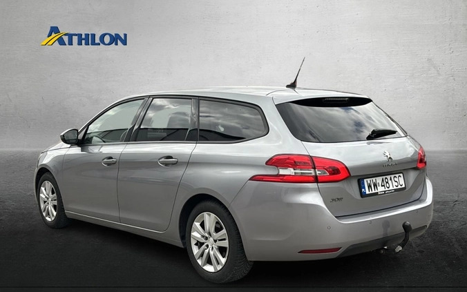 Peugeot 308 cena 50000 przebieg: 113968, rok produkcji 2019 z Wołomin małe 301